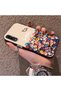 Samsung Galaxy A50S Compatible Silicone Edge Hard Back Case Couple Phone Case with Floral Pattern - 2