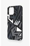 iPhone 12-12Pro Compatible Geometric Block Pattern Silicone Case - 3