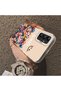 Samsung Galaxy A14 Compatible Silicone Edge Hard Back Case Couple Phone Case with Floral Pattern - 4