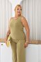 Plus Size Zero Sleeve Tencel Modal Set - 6