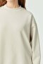 Crew Neck Oversized Sweat Top - 8