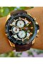 Gforce Js15 Original Japanese Miyota Movement Brown Men's Chronograph Wristwatch with Luxury Box