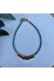 Turquoise Anklet with Drop Stones and Afghan Beads - 2