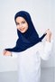 Olive Green Hijab for Kids – Simple Modest Islamic Headscarf for Girls, Full-Coverage Kids Hijab for Muslim Kids - 4
