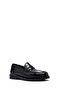 Women's Black Patent Leather Masculine Loafer Af45000412 - 6