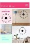 3D Wall Clock Sticker Black 40x40cm, Large 3D DIY Wall Clock Frameless Wall Clock Big Roman Numerals Clock Giant Mirror Wall Clock for Living Room Bedroom Wall Home Decorations - 4