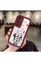 Samsung Galaxy A16 Compatible Case Camera Protector Minnie Pattern Burgundy Lover Couple Silicone Phone Case