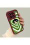 Mi 15 5g Compatible Case Camera Protective Cartoon Pattern Maroon Lover Couple Silicone Phone Case - 3