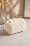 2 Pieces Plush Makeup Bag, Cosmetic Organizer, Skin-Care Products Bag Pink-Cream - 6