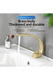 Bathroom Sink Faucet New Model Waterfall Matte Gold Color Imported with 7 Years Warranty - 7