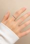 Women's Silver Color 2-Piece Ring Set with Butterfly and Heart Detail - 7