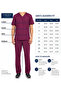 Wwe615 Men's Polo Scrubs Top - Imported, 2-Way Stretch, Breathable, and Ultra Soft Doctor/Nurse Single Top - 7