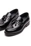 Men's Patent Leather Laceless Tasseled Thermo Sole Classic Shoes Suitable for Bridal Suits and Suit Bottoms