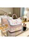Cute Cat Hello Kitty Patterned Pink Extra Large Size Pen Holder Makeup Bag Baby Care Travel Handbag - 4