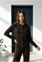 Women's Cardigan Crew Neck Buttoned Basic Knitwear Long Sleeve Casual Stylish Cardigan - 2