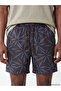 Lcw Swimwear Brown Knee Length Patterned Men's Swim Shorts - 3