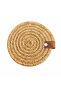 6-Piece Wicker Coaster Set – Natural Woven Decorative Coasters, Stylish Table Presentation Accessory - 3