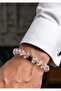 Natural Stone Quartz Bracelet Transparent Quartz Crystal Stone Bracelet Women Men Unisex - 4