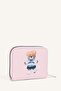 Women's Teddy Bear Zippered Faux Leather Wallet I5809Axns - 2