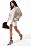 Busem Striped Ribbed Crew Neck Sweater - 2