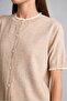 Regular Fit Crew Neck Buttoned Textured Knitwear Basic Cardigan H1289Ax26Au - 4