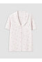 Lcw Dream Ecru Ruffled Plaid Women's Shorts Pajama Set - 6