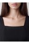 Square Roba Collar Waist-Fitted Dress for Style Enthusiasts from Uzg Store - 3