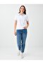 White 100% Cotton Shirt Collar Short Sleeve Blouse - 2