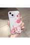 iPhone 15 Compatible Camera Protected Anti-Shock Aesthetic Print Patterned Transparent Silicone Case - 2
