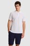 Men's White Regular Fit Polo Neck T-Shirt 50322515-Vr013