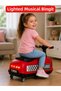 My First Car, Turbo Bingit Car with Lights and Music, Silent Wheel Toy for 1-3 Years Old