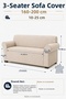 Bürümcük 3-Person Sofa Cover. Skirted Sofa Cover. Sofa Bed Cover. (1 Piece) - 2