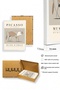 White Wooden Framed Geometric Bull Pattern Painting - Pastel Tones |   Huhu1112 - 2