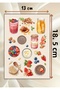 Healthy Living Sticker Book, Avocado, Blueberry, Egg Themed Scrapbook |   Agenda |   Journal Sb0007 - 2