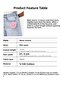 Women's Blue 4S6-3 Mom Relax Special Design Denim Shorts with Rose and Embroidery Detail - 6