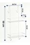 Hanging Bathroom Shelf Shower Shampoo Holder Shower Room Towel Rack Wall Organizer - 3