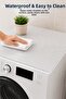 2.6 mm Transparent Pvc Washing Machine Dryer Top Protective Cover Non-Slip Wipeable 60X60 cm - 3