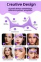 Flexible Eyebrow Shaping Template – Symmetrical Eyebrow Drawing Guide |   Reusable - 4