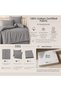 100% Cotton Certified Baby Duvet Cover Set 100X150 – Gray |   63 Wire Weaving |   Boxed Shipping - 4
