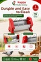 Pigeon Feeder Metal 15 cm 1 Piece Galvanized Sheet Plastic Side Winged Feeder - 8