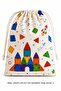 Magnetic Block Storage Pouch 25×35 cm |   Multi-Purpose Toy Organizer Drawstring Pouch |   Shoe and Travel Organizer