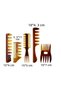 Premium 5-Piece Professional Hair Comb Set |   Detangler, Curl-Friendly, Wet & Dry Use |   Hairdresser Type - 2