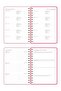 2026-2027 A5 Spiral-Bound Academic Weekly Planner 16 Months - Baby Pink - 13