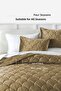 Shane Velvet Bedspread Set Double 3 Piece Quilted Supersoft Soft Fiber-Filled - 4
