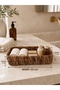 Multi-Purpose Natural Woven Wicker Bathroom and Kitchen Organizer Basket Mln-30528 - 2