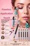 6-Piece Double-Ended Eyeshadow Applicator Set 6.2 cm Eye Makeup Sponge 723479