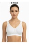 Combed Cotton Half Undershirt Lambada (Advantageous Pack of 6)