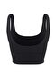 Black Bralette Covered Bikini Top Tbess26Bu00028 - 5