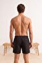 Black Lace-Up Regular Length Regular Fit Men's Swim Shorts Tmnss26Ds00006 - 3