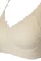 Ecru Seamless Laser Cut Invisible/Ghost Micro Covered Bralette Knitted Bra Thmss26Su00021 - 7